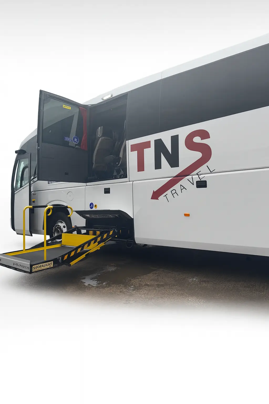 Wheelchair accessible coach